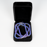 Sleepy Lavender Opal Tennis Necklace