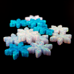 Opal Snowflake Charm