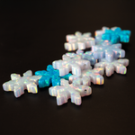 Opal Snowflake Charm