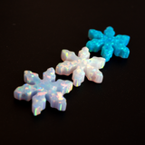 Opal Snowflake Charm