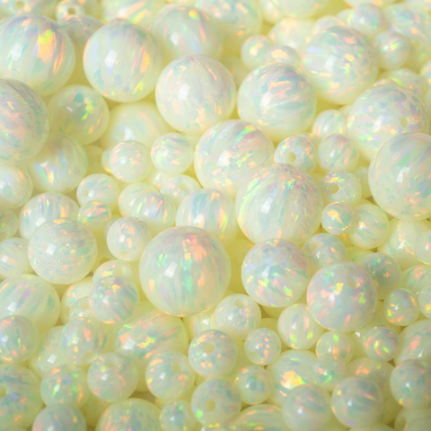 Taffy Yellow Opal Craft Beads