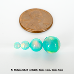 Teal Rainbow Opalescence Craft Beads