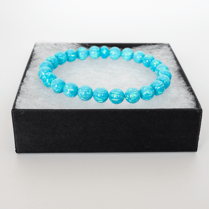 Turquoise Opal Beaded Bracelet - The Opal Dealer