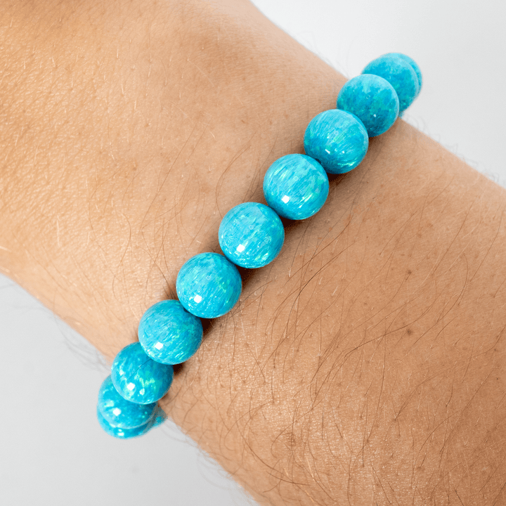 Turquoise Opal Beaded Bracelet - The Opal Dealer