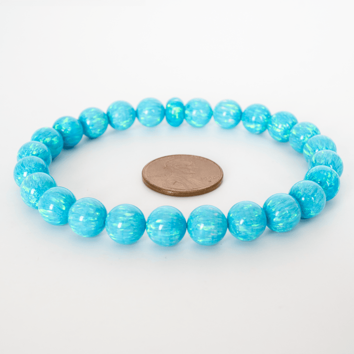 Turquoise Opal Beaded Bracelet - The Opal Dealer