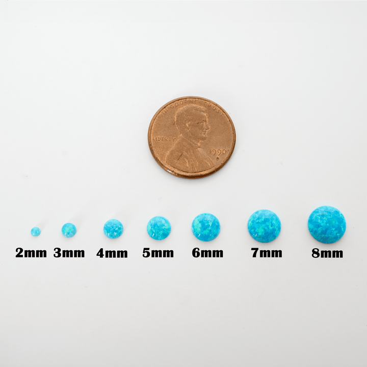 Turquoise Opal Round Cabochon - The Opal Dealer