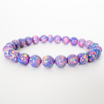 Ultra Violet Opal Beaded Bracelet