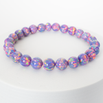 Ultra Violet Opal Beaded Bracelet