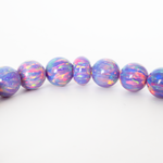 Ultra Violet Opal Beaded Bracelet