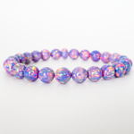 Ultra Violet Opal Beaded Bracelet