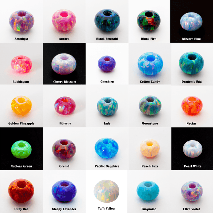 6mm Opal Rondelles - The Opal Dealer
