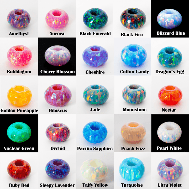 8mm Opal Rondelles - The Opal Dealer