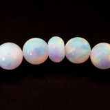 White Rainbow Opalescence Beaded Bracelet - New Design