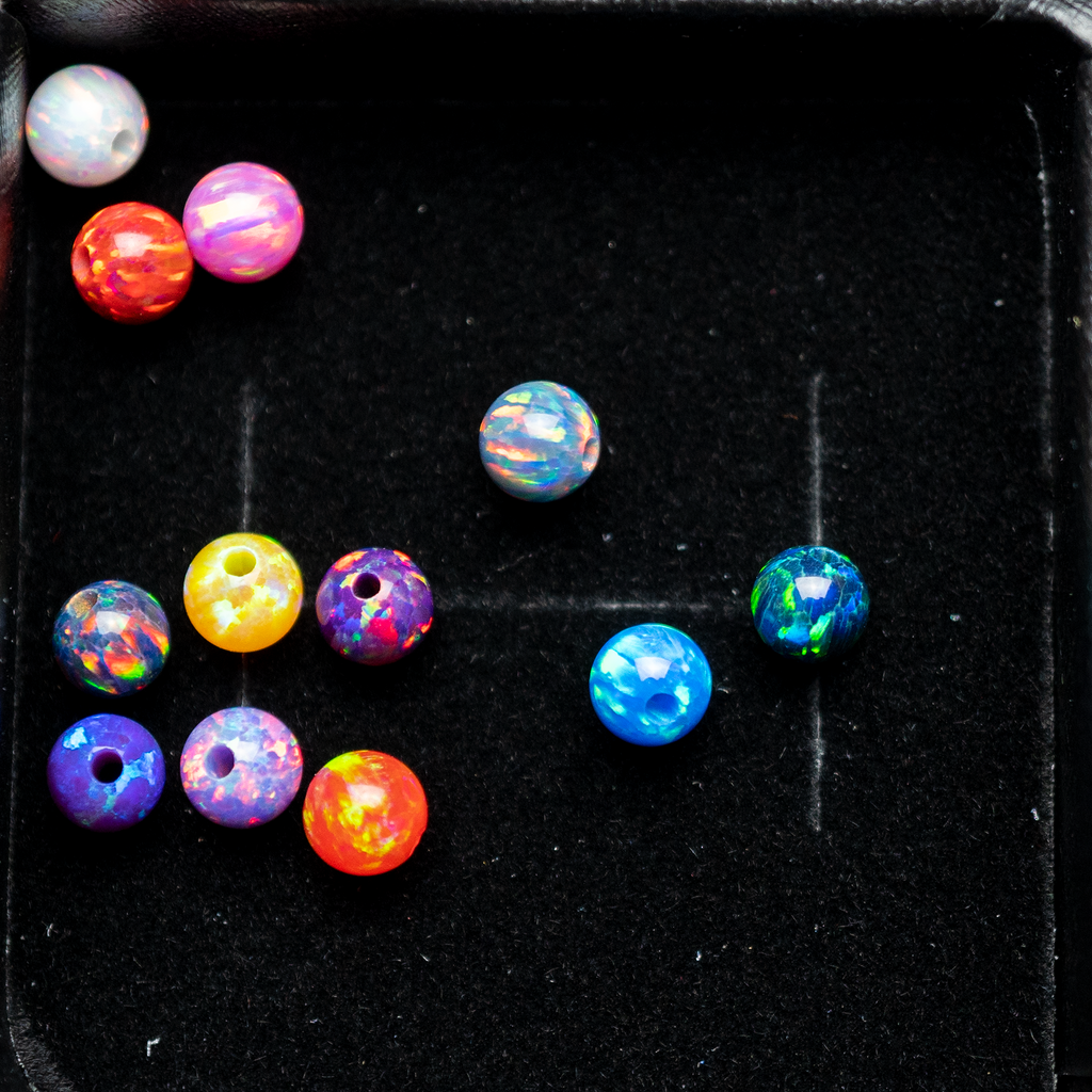 Rainbow Opal Beads - Multi Pack of 4mm Opal Beads - Beads for Jewelry – The  Opal Dealer