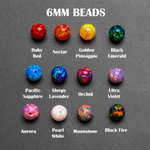 Rainbow Opal Beads - Multi Pack of 6mm Opal Beads