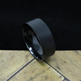 Black Ceramic Ring Blank/Liner 8mm Wide