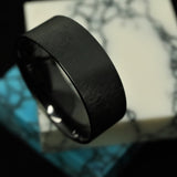 Black Ceramic Ring Blank/Liner 8mm Wide