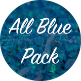All Blue Crushed Opal Value Pack - 9 Grams Total