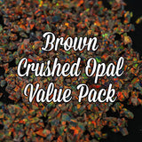 All Brown Crushed Opal Value Pack - 3 Grams Total