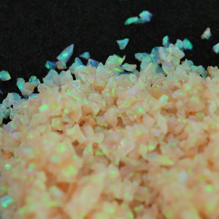 Frozen Peach Crushed Opal - The Opal Dealer