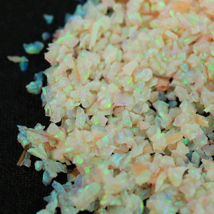 Frozen Peach Crushed Opal - The Opal Dealer