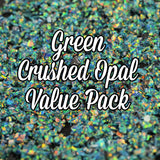 All Green Crushed Opal Value Pack - 10 Grams Total