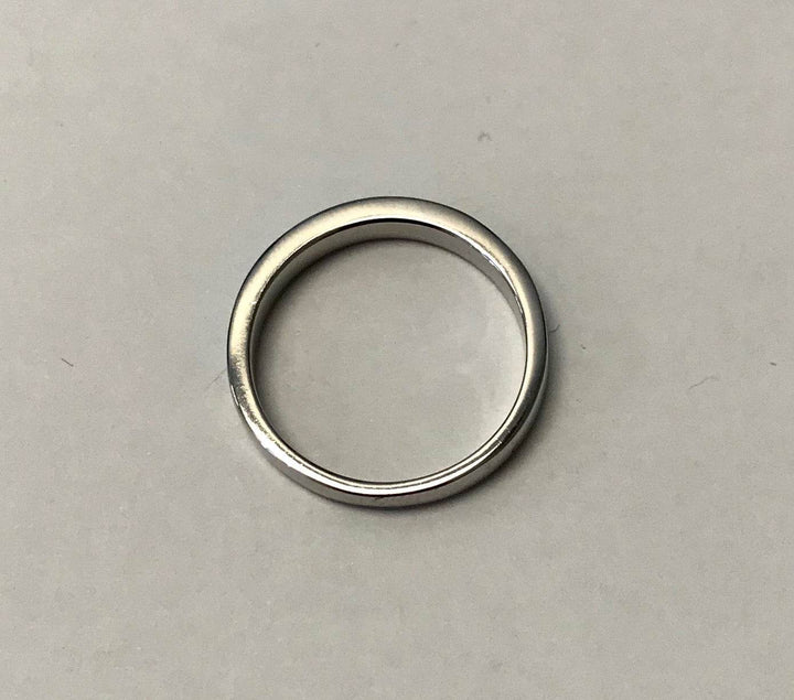 3mm Single Band Pacific Sapphire Opal Ring - 925 Sterling Silver Stackable Ring - The Opal Dealer