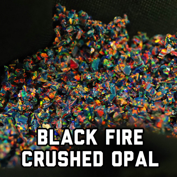 All Black Crushed Opal Value Pack - 4 Grams Total - The Opal Dealer