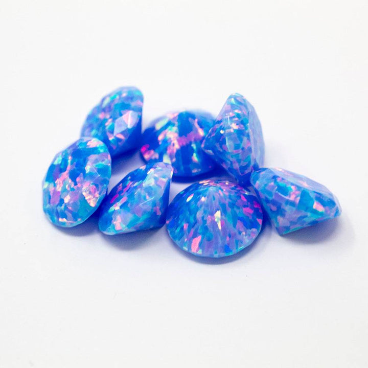 Cotton Candy Diamond Cut Faceted Opal Stones - The Opal Dealer