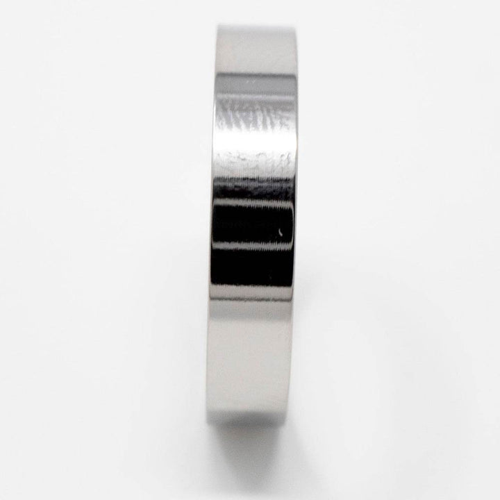 Stainless Steel Ring Blank/Liner 4mm Wide - The Opal Dealer