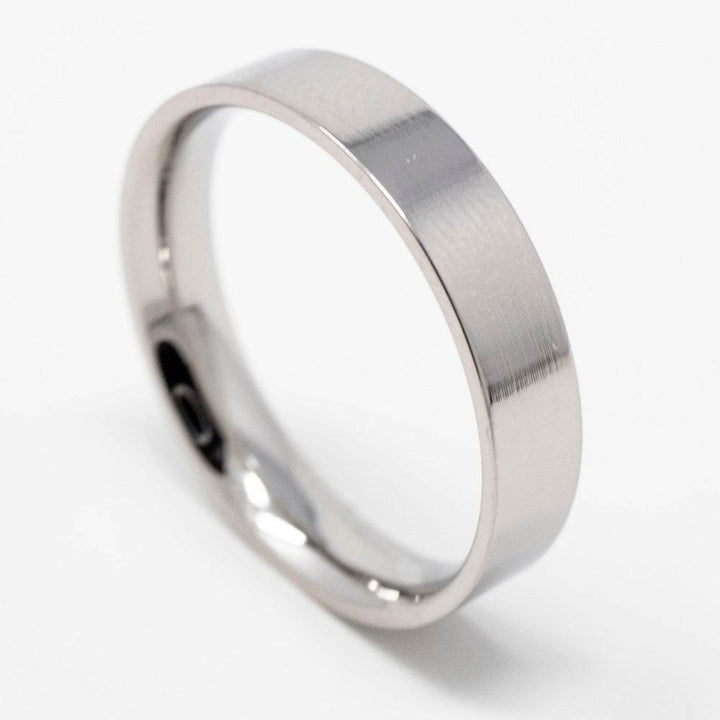 Stainless Steel Ring Blank/Liner 4mm Wide - The Opal Dealer