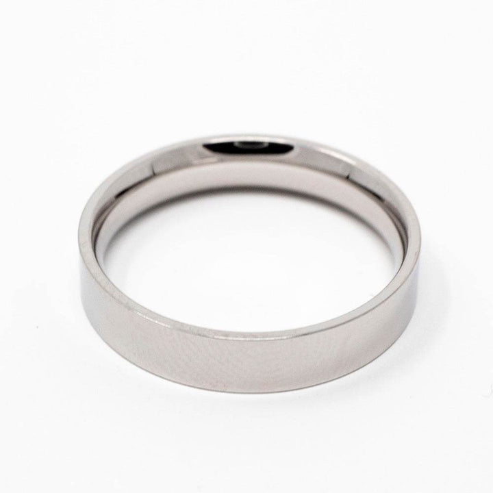 Stainless Steel Ring Blank/Liner 4mm Wide - The Opal Dealer