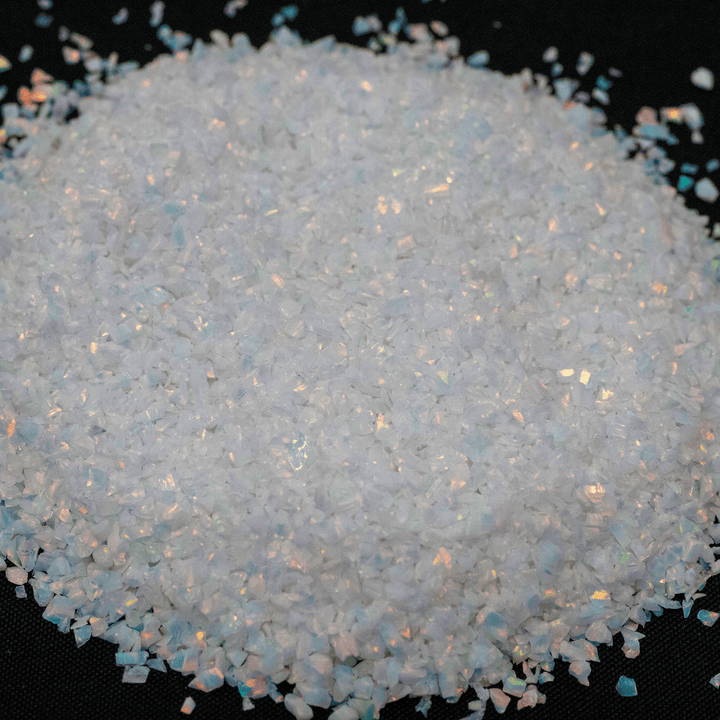 Pearl White Crushed Opal - The Opal Dealer