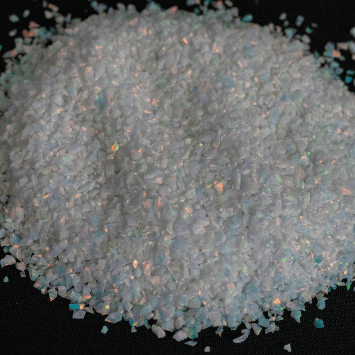 Pearl White Crushed Opal - The Opal Dealer