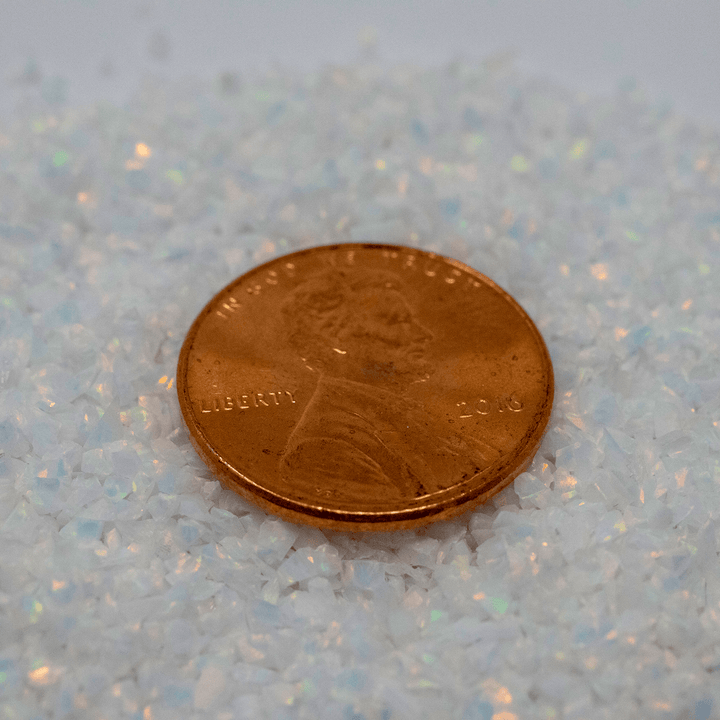 Pearl White Crushed Opal - The Opal Dealer