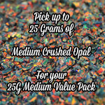 25G Pack Medium Size Crushed Opal