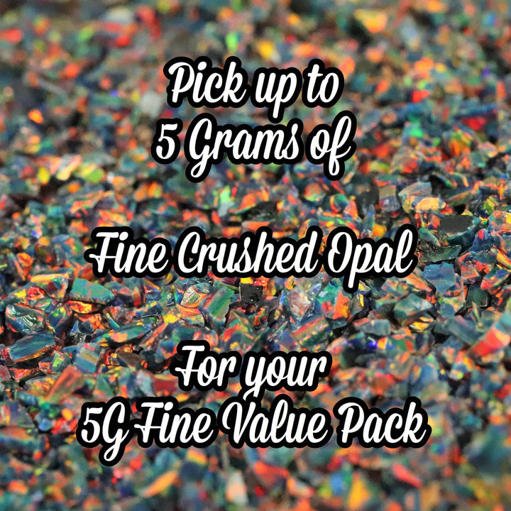 5G Pack Fine Size Crushed Opal - The Opal Dealer