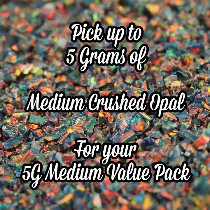 5G Pack Medium Size Crushed Opal - The Opal Dealer