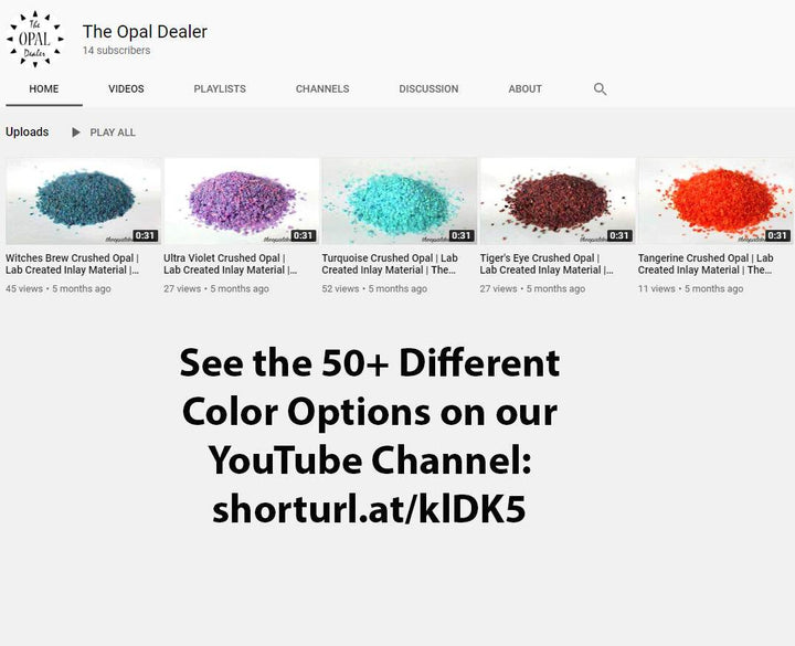 10G Pack Fine Size Crushed Opal - The Opal Dealer