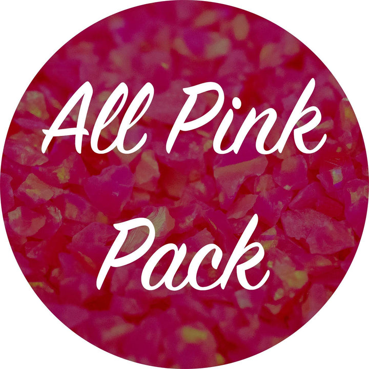 All Pink Crushed Opal Value Pack - 6 Grams Total - The Opal Dealer