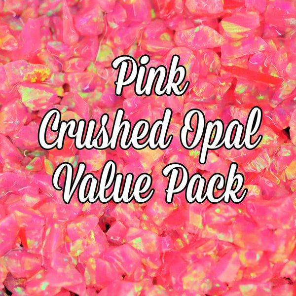 All Pink Crushed Opal Value Pack - 6 Grams Total - The Opal Dealer