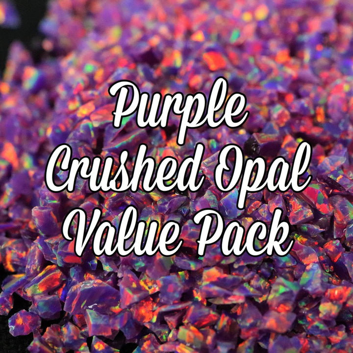 All Purple Crushed Opal Value Pack - 5 Grams Total - The Opal Dealer