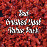 All Red Crushed Opal Value Pack - 4 Grams Total