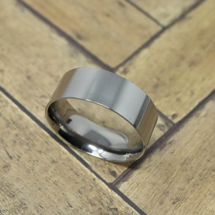 Titanium Ring Blank/Liner 8mm Wide - The Opal Dealer