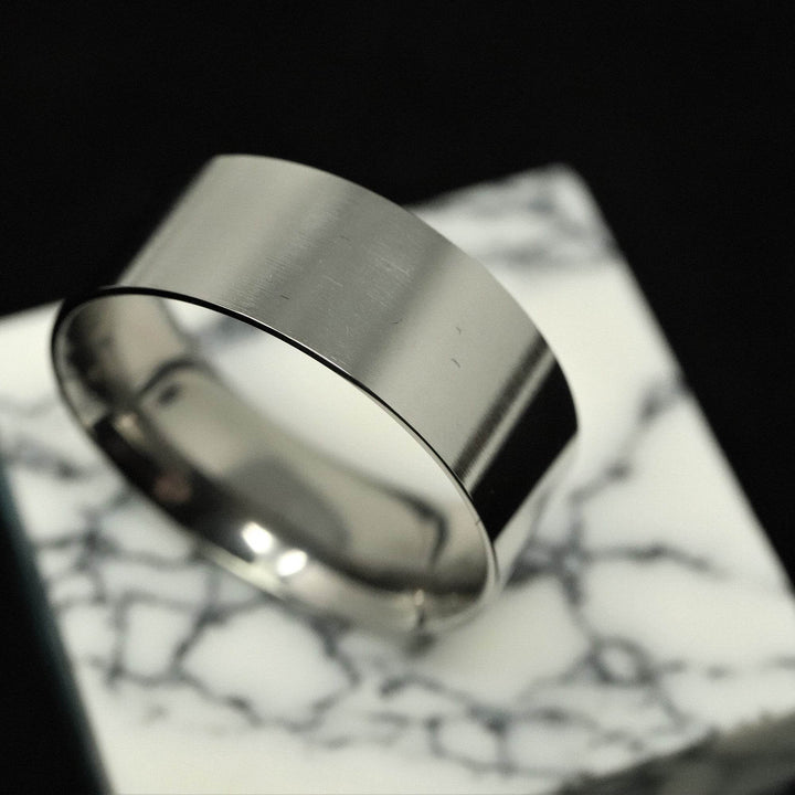 Titanium Ring Blank/Liner 8mm Wide - The Opal Dealer