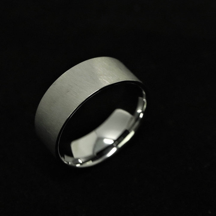 Tungsten Ring Blank/Liner 8mm Wide - The Opal Dealer