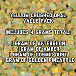 All Yellow Crushed Opal Value Pack - 4 Grams Total