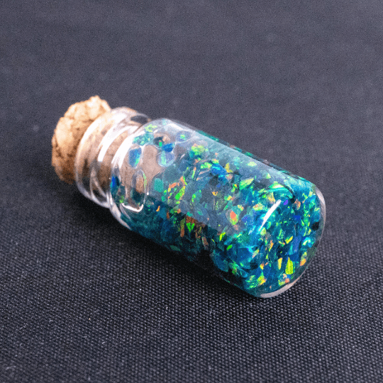 Alien Bloodstone Crushed Opal Mini Vial - The Opal Dealer