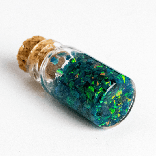 Alien Bloodstone Crushed Opal Mini Vial - The Opal Dealer