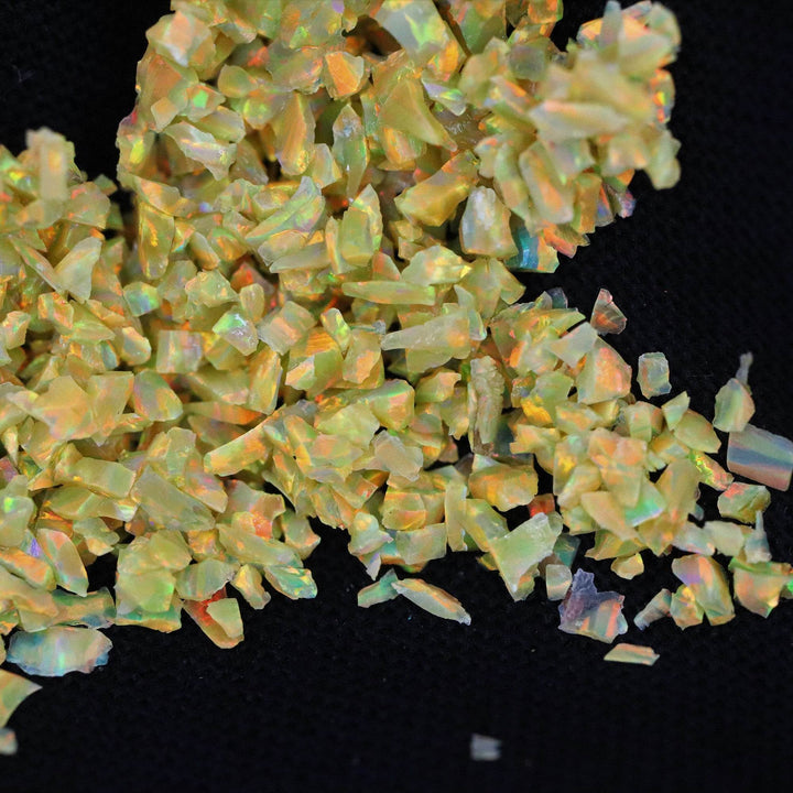 Amber Crushed Opal - The Opal Dealer